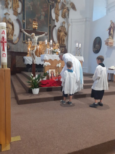 Príchod sv. Filoménky a sv. Ruženy Límskej do Brezovského kostola